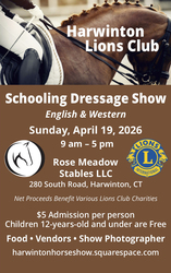 Harwinton Lions Club Horseshow - April 19, 2026