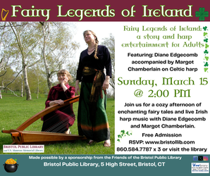 Irish Coffee House: Fairy Legends and Irish Harp w/ Diane Edgecomb
