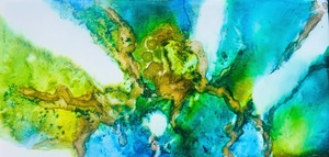 Sip & Splash Alkohol Inks on Tile Workshop
