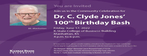 Dr. C. Clyde Jones 100th Birthday Community Celebration