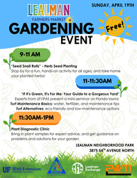 Lealman Farmers Market - Spring Gardening