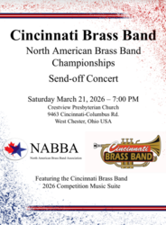 Cincinnati Brass Band NABBA Send-off Concert