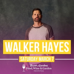 BUSCH GARDEN'S FOOD & WINE FESTIVAL: WALKER HAYES