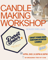 Candle Making Workshop at Bard & Baker