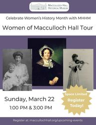 Women of Macculloch Hall Tour