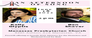 An Afternoon of Song with Kelly Glyptis, Soprano and Ben Shaver, pianist, Saturday, June 18