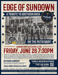 Edge of Sundown - tribute to Southern Rock at The Hawk!