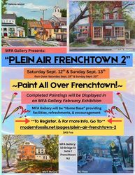 MFA Gallery presents **PLEIN AIR FRENCHTOWN 2!**