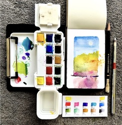 Soothing and Simple Circles: A Watercolor Workshop