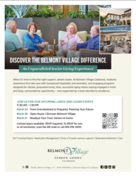Lunch and Learn at Belmont Village Calabasas