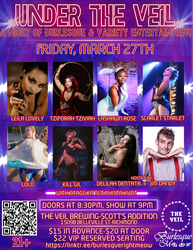 Under The Veil: A Night Of Burlesque and Variety Entertainment