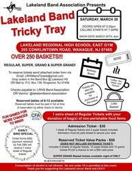 LakeLand Band Tricky Tray