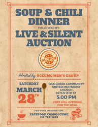 Soup & Chili Dinner with Live & Silent Auction