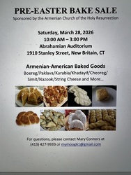 Pre-Easter Bake Sale