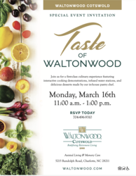 Taste of Waltonwood | Waltonwood Cotswold