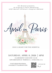 April in Paris, a Benefit for UCSF Benioff Children's Hospital, by Hill Branch