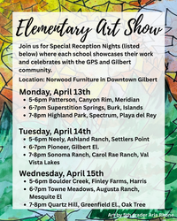 Gilbert Public Schools Elementary Art Show