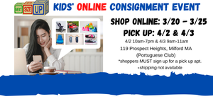 Next Size Up Kids Online Pop Up Consignment Event