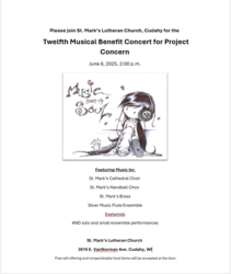 St. Mark's Benefit Concert for Project Concern