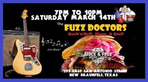 LIVE music by The Fuzz Doctors at Muck & Fuss on Saturday March 14th 7pm 'til 10pm!