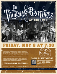 The Thurman Brothers @ The Hawk!