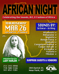 Lady Harlem Presents: African Night | A celebration of Africa’s vibrant sounds, culture, and fashion