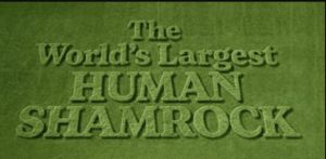 World's Largest Human Shamrock