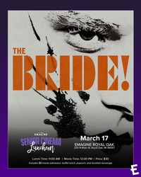 “THE BRIDE” Senior Cinema Luncheon