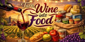 Turn Wine into Food