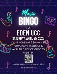 Music Bingo for Eden UCC