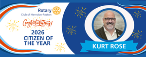 Rotary Club of Herndon-Reston 2026 Citizen of the Year Event Honoring Kurt Rose