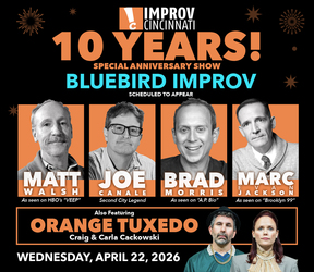 Improv Cincinnati's 10 Year Anniversary with Bluebird Improv
