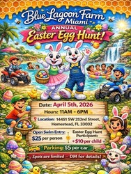Annual Easter Egg Hunt at Blue Lagoon Farm
