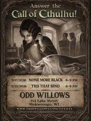 Call of Cthulhu tabletop RPG night: Ties That Bind
