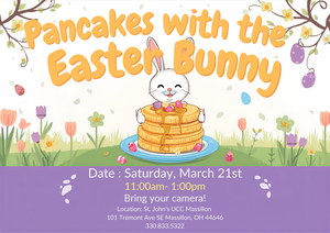 Pancakes with the Easter Bunny