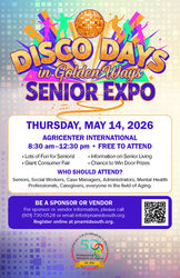 Disco Days in Golden Ways Senior Expo