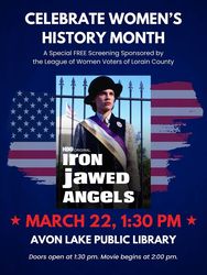 Celebrate Women's History Month with a FREE Screening of "Iron Jawed Angels"