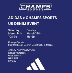 Champs Sports x adidas US Denim Collection Launch Event – Oakbrook, IL