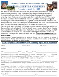 Lafayette Older Adult Program Day Trip