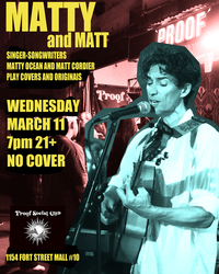 Matty and Matt at Proof Social Club