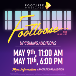 Auditions for Footloose at Footlite Musicals (Teen Performers)