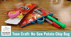 Teen Craft: No-Sew Potato Chip Bag