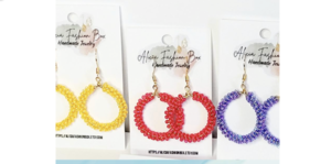 Make Your Own Beaded Hoop Earrings