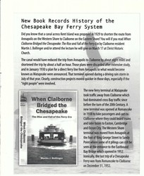 Chesapeake Ferry History Presentation