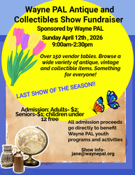 Wayne PAL Antique and Collectibles Show Fundraiser