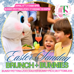Easter Sunday Brunch & Bunnies @ THRōW Social Delray Beach!