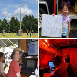 Amateur Radio Demonstration at Crockett Park