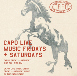 Live Music Fridays   Saturdays at CAPO Leisure House