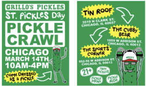 Grillo’s St. Pickles Day Bar Crawl
