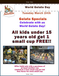 World Gelato Day with Dolce Vita